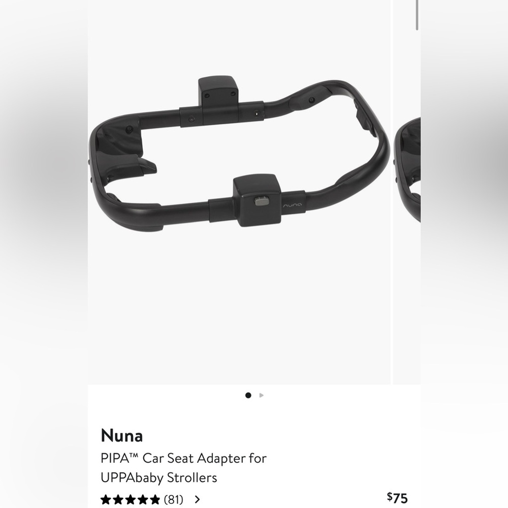 Nuna PIPA Car Seat Adapter for UPPAbaby Strollers